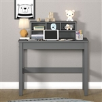 Logan Executive Home Office Desk in Gray Finish by Acme - 92995