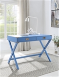 Amenia Executive Home Office Desk in Blue Finish by Acme - 93000