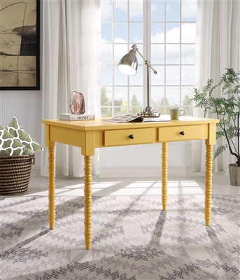 Altmar Executive Home Office Desk in Yellow Finish by Acme - 93013
