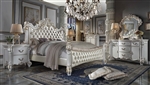 Vendom 6 Piece Bedroom Set in PU & Antique Pearl Finish by Acme - BD01339