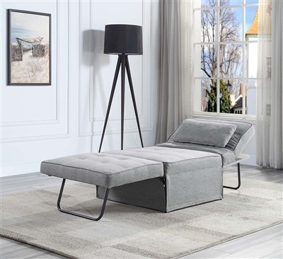 Bandit Adjustable Sofa in Gray Fabric Finish by Acme - LV01017