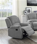 Zorina Recliner in Gray Fabric Finish by Acme - LV01286