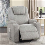 Evander Recliner in Light Gray Chenille Finish by Acme - LV02180