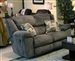 Transformer Rocking Reclining Loveseat in Seal Fabric by Catnapper - 1942-2-S