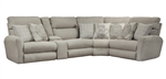 McPherson 5 Piece Reclining Sectional in Buff Chenille by Catnapper - 261-5