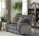 Ashland Lay Flat Recliner in Granite Fabric by Catnapper - 3590-7-G