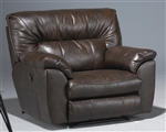 Nolan Godiva Leather Extra Wide Cuddler Recliner by Catnapper - 4040-4