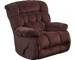 Daly Chaise Swivel Glider Recliner in Cranapple Fabric by Catnapper - 4765-5-CA