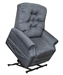 Patriot Power Lift Full Lay-Out Recliner in Slate Fabric by Catnapper - 4824-S