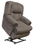 Burns Power Lift Full Lay Flat Recliner with Dual Motor in Ash Fabric by Catnapper - 4847-E
