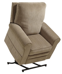 Edwards "Pow'r Lift" Recliner in Mushroom Fabric by Catnapper - 4851-M