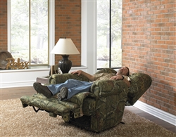 Duck Dynasty Big Falls Lay Flat Recliner in Mossy Oak Infinity Camouflage  Fabric by Catnapper - 5805-7-I