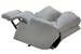 Renaldo Zero Gravity Power Lay Flat Recliner in Stone Fabric by Catnapper - 61280-7