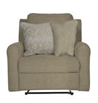 Calvin Wall Hugger Recliner in Putty Fabric by Catnapper - 61630-4-P
