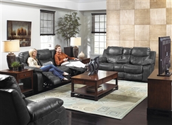 Catalina 2 Piece POWER Leather Reclining Sofa Set by Catnapper - 6431-2