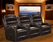 Supernova POWER Theater Seating in Coffee Leather Like Fabric by Theatre Deluxe - 64747-4-C-S