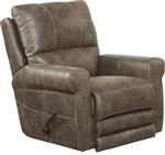 Maddie Power Wall Hugger Recliner with USB Port in Ash Fabric by Catnapper - 64753-4-A