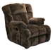Cloud 12 Power Chaise Recliner w/ Lay Flat Feature in Chocolate Microfiber by Catnapper - 6541-7-CH