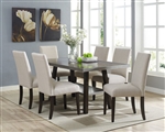 Olsen 5 Piece Dining Set in Grayish Brown Espresso Finish by Crown Mark - CM-2032