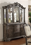 Kiera Buffet and Hutch in Grey Finish by Crown Mark - CM-2151BH