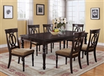 Diana 5 Piece Dining Set in Cappuccino Finish by Crown Mark - 2165