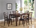 Tahoe 7 Piece Dining Set in Brown Finish by Crown Mark - 2330