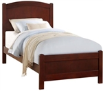 Helene Twin Bed in Cherry Finish by Crown Mark - CM-5006-T-CH-Bed