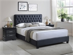 Ezra Bed in Gray Finish by Crown Mark - CM-5091-Bed