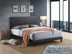 Yates Bed in Black Finish by Crown Mark - CM-5281PU-Bed