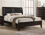 Emily Bed in Dark Cherry Finish by Crown Mark - CM-B4260-Bed