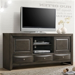 Emily 67" TV Console in Grey Finish by Crown Mark - CM-B4270-7