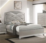 Valiant Bed in Champagne Finish by Crown Mark - CM-B4780-Bed