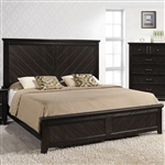 Charles Bed in Modern Dark Finish by Crown Mark - CM-B6300-Bed