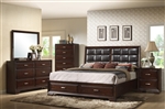 Jacob 6 Piece Bedroom Suite in Espresso Finish by Crown Mark - B6515