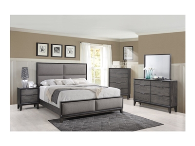 Florian 6 Piece Bedroom Suite in Two-tone Finish by Crown Mark - CM-B6570