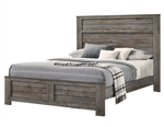 Bateson Bed in Brown Finish by Crown Mark - CM-B6960-Bed