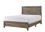 Millie Bed in Weathered Gray Finish by Crown Mark - CM-B9200-Bed