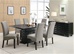 Stanton 5 Piece Dining Set in Rich Black Finish by Coaster - 102061