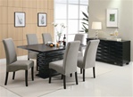 Stanton 5 Piece Dining Set in Rich Black Finish by Coaster - 102061