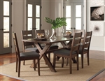 Alston 5 Piece Dining Set in Knotty Nutmeg Finish by Coaster - 106381