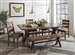 Alston 6 Piece Dining Set in Knotty Nutmeg Finish by Coaster - 106381-6