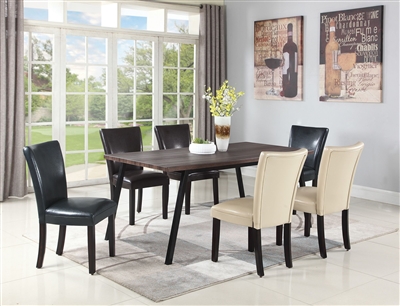 Jefferson 5 Piece Dining Set in Weathered Grey Finish by Coaster - 107581