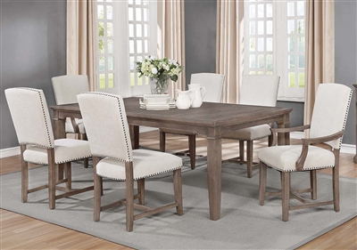 Penelope 5 Piece Rectangular Table Dining Set in Acacia Finish by Coaster - 108151-5