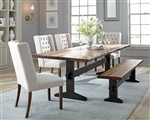 Bexley 5 Piece Dining Set in Natural Honey Finish by Coaster - 110331
