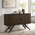 Wes Buffet / Accent Cabinet in Dark Walnut Finish by Coaster - 115275
