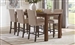 Coleman 5 Piece Counter Height Dining Set in Rustic Golden Brown Finish by Coaster - 107048