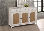 Kirby Buffet in Natural And Rustic Off White Finish by Coaster - 192695