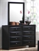 Briana Dresser in Black Finish by Coaster - 200703