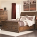 Elk Grove Sleigh Storage Bed in Vintage Bourbon Finish by Coaster - 203891Q