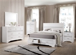 Miranda Storage Bed 6 Piece Bedroom Set in White Finish by Coaster - 205111